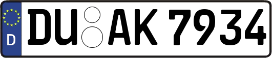 DU-AK7934
