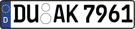 DU-AK7961