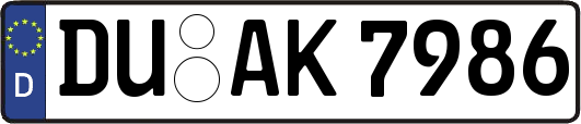 DU-AK7986
