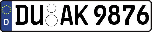 DU-AK9876
