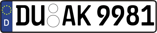 DU-AK9981