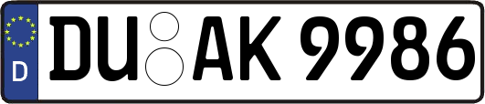 DU-AK9986