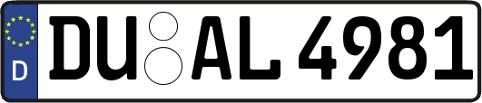 DU-AL4981
