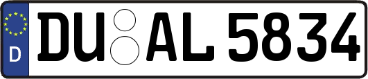 DU-AL5834