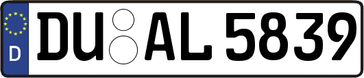 DU-AL5839