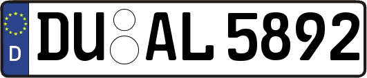 DU-AL5892