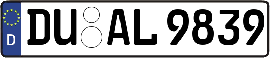 DU-AL9839