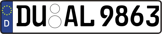 DU-AL9863