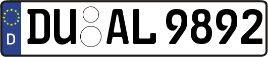 DU-AL9892