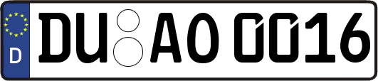 DU-AO0016