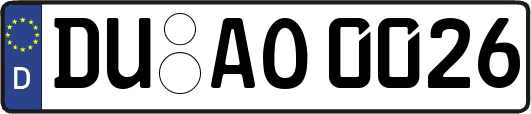DU-AO0026