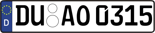 DU-AO0315