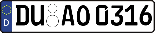 DU-AO0316