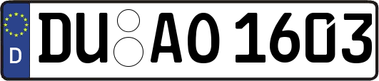 DU-AO1603