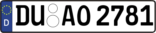 DU-AO2781