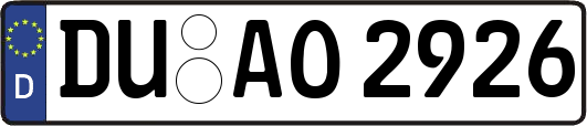 DU-AO2926