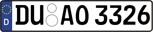 DU-AO3326