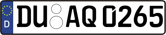 DU-AQ0265