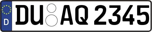 DU-AQ2345