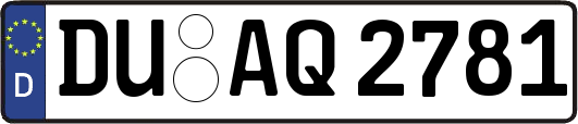 DU-AQ2781
