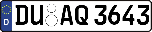 DU-AQ3643