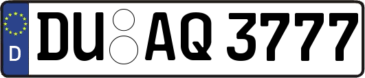 DU-AQ3777