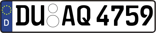 DU-AQ4759