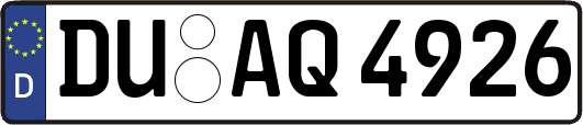 DU-AQ4926