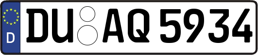DU-AQ5934