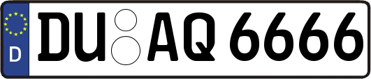DU-AQ6666