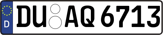 DU-AQ6713