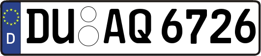 DU-AQ6726
