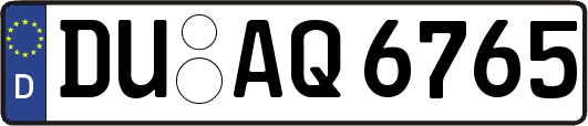 DU-AQ6765