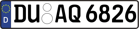 DU-AQ6826