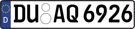 DU-AQ6926