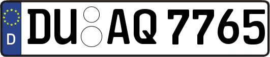 DU-AQ7765