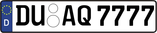 DU-AQ7777