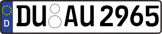 DU-AU2965