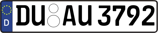 DU-AU3792