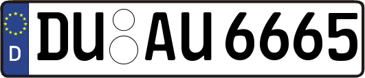 DU-AU6665