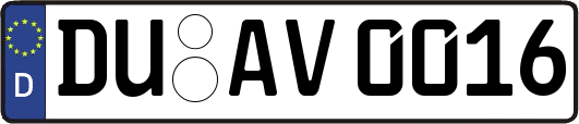 DU-AV0016