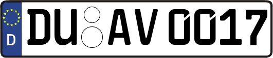 DU-AV0017