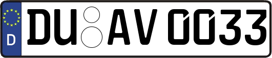 DU-AV0033