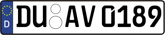 DU-AV0189