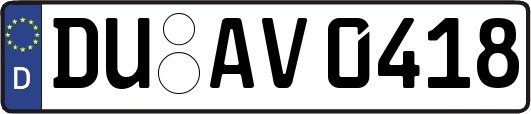 DU-AV0418