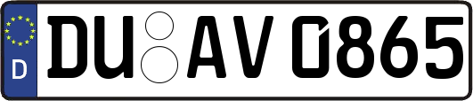 DU-AV0865