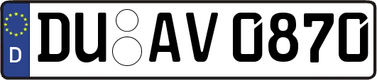 DU-AV0870