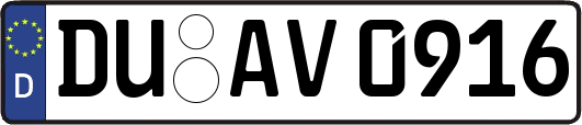 DU-AV0916