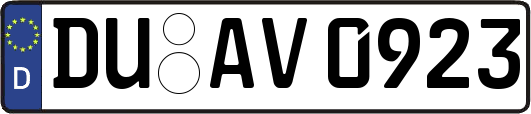 DU-AV0923
