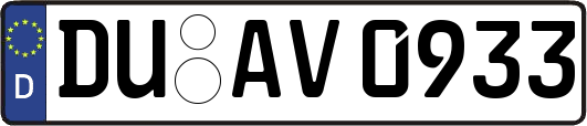 DU-AV0933